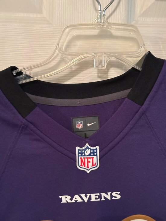 Nike Baltimore Ravens Torrey Smith # 82 Purple Home Jersey Size Men's Large - Picture 2 of 6